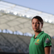 Sam Kerr wearing her Australia uniform in November.